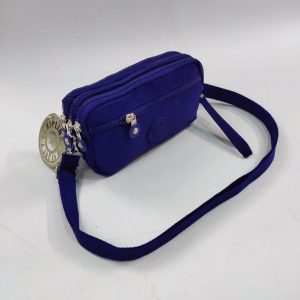 Purple three zipper purse, Runner Street